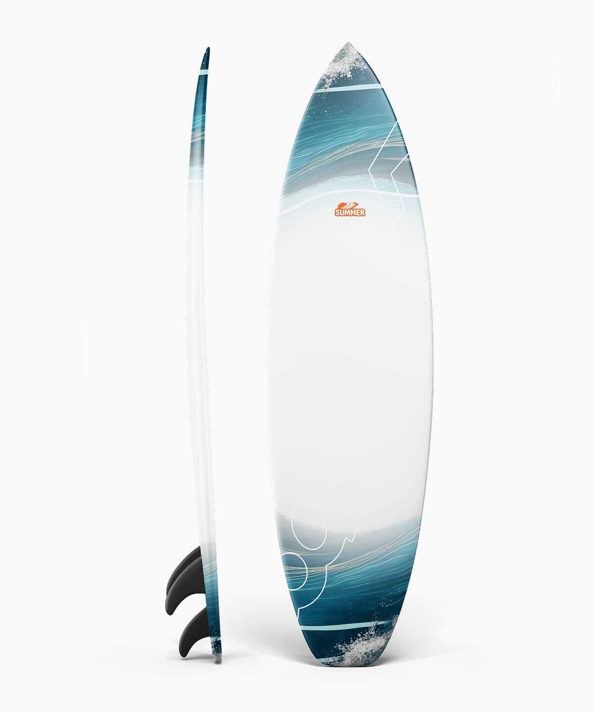 Ocean wave surfboard